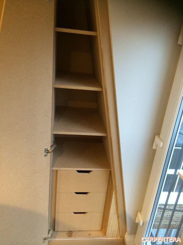 wardrobe on loft - london